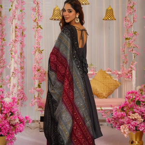 Smoky Grace muslin Suit Set