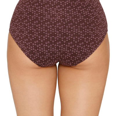 Inner Elastic Printed Mid Rise Hipster Panty (Pack of 3)