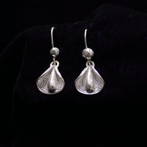 Floral Bouquet Silver Filigree Earrings
