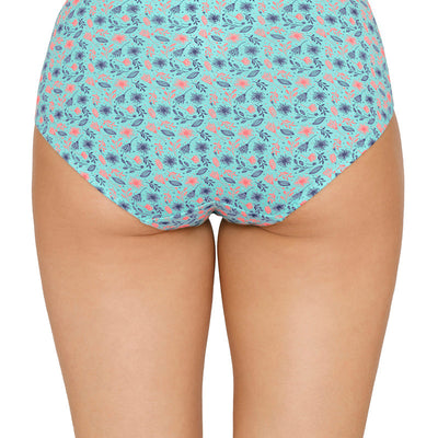 Inner Elastic Printed Mid Rise Hipster Panty (Pack of 3)