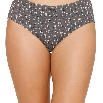 Inner Elastic Printed Mid Rise Hipster Panty (Pack of 3)