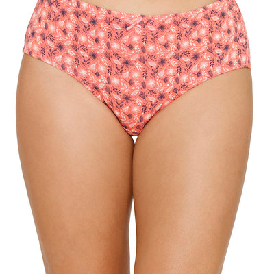 Inner Elastic Printed Mid Rise Hipster Panty (Pack of 3)