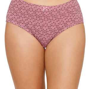 Inner Elastic Printed Mid Rise Hipster Panty (Pack of 3)