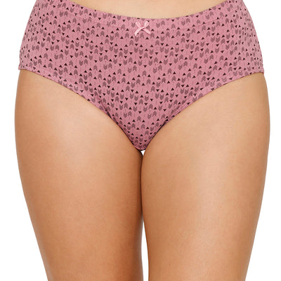 Inner Elastic Printed Mid Rise Hipster Panty (Pack of 3)