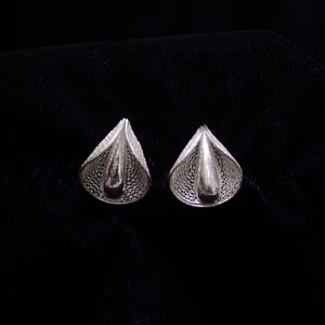 Bouquet Stud Silver Filigree Earrings