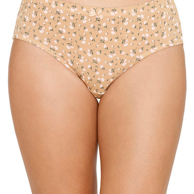 Inner Elastic Printed Mid Rise Hipster Panty (Pack of 3)