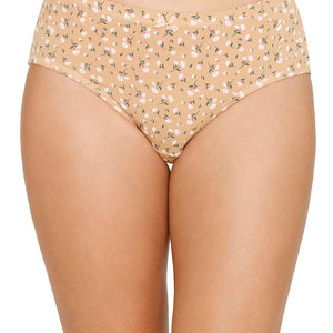 Inner Elastic Printed Mid Rise Hipster Panty (Pack of 3)