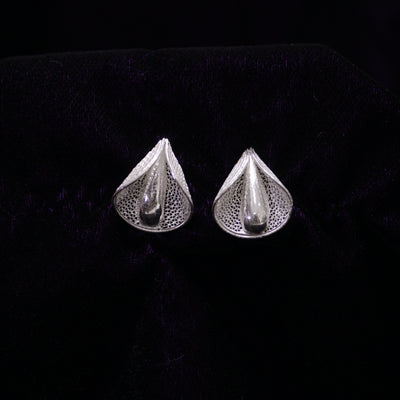 Bouquet Stud Silver Filigree Earrings