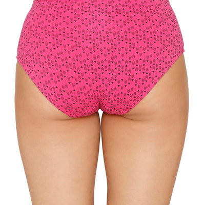 Inner Elastic Printed Mid Rise Hipster Panty (Pack of 3)
