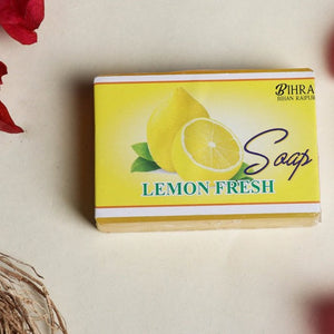 Bihra Handmade Natural Lemon Fresh Soap (100gm)