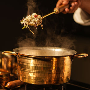 Brass Patila / Milk Topia- Naturally non stick , Non Toxic, Teflon Free