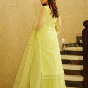 PALLAVI LIME SUIT SET