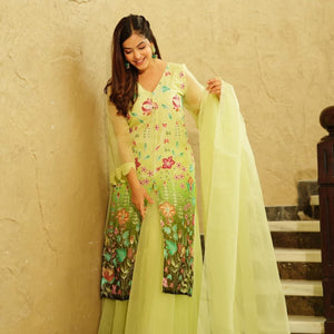 PALLAVI LIME SUIT SET