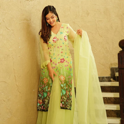 PALLAVI LIME SUIT SET