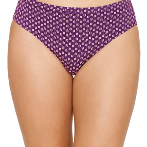 Inner Elastic Printed Mid Rise Bikini Panty (Pack of 3)