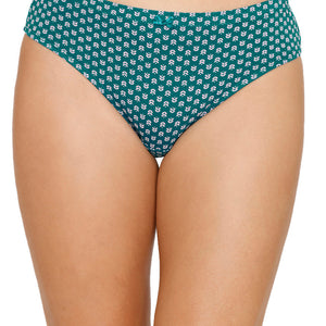 Inner Elastic Printed Mid Rise Bikini Panty (Pack of 3)