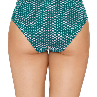 Inner Elastic Printed Mid Rise Bikini Panty (Pack of 3)