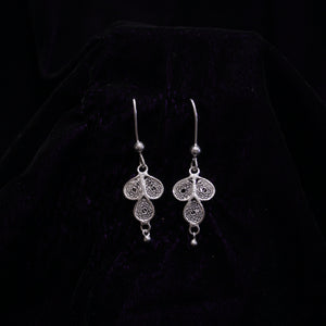 Sterling Silver Filigree Earring
