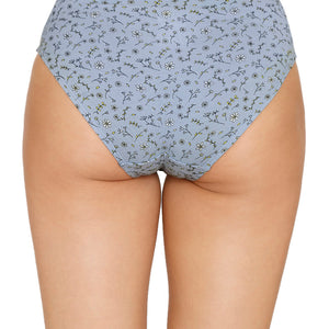 Inner Elastic Printed Mid Rise Bikini Panty (Pack of 3)