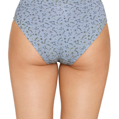 Inner Elastic Printed Mid Rise Bikini Panty (Pack of 3)