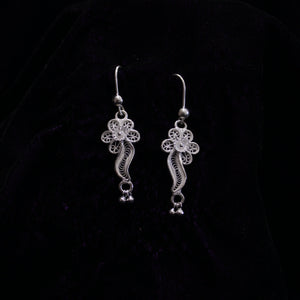 Flower Silver Filigree Earring