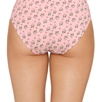 Inner Elastic Printed Mid Rise Bikini Panty (Pack of 3)