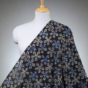 Brown - Kalamkari Block Printed Cotton Fabric