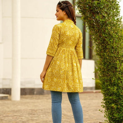 Mustard cotton top