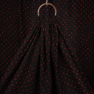 Black - Kutch Tie-Dye Mul Cotton Bandhani Fabric 02