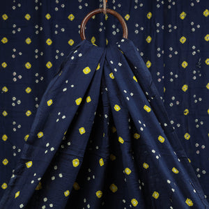 Blue -  Kutch Tie-Dye Mul Cotton Bandhani Fabric 02