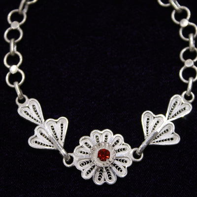 Tarakasi Silver Filigree Bracelet For Women