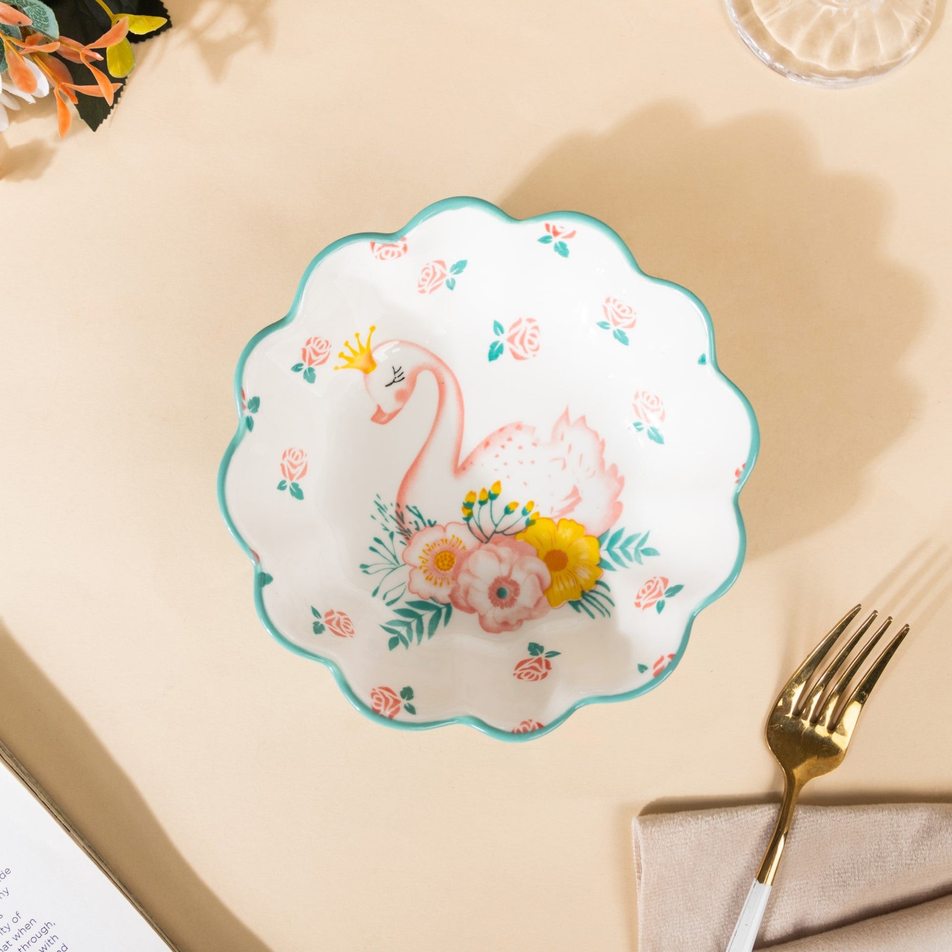 Swan Snack Bowl 400 ml