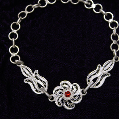 Tarakasi Silver Filigree Bracelet For Women