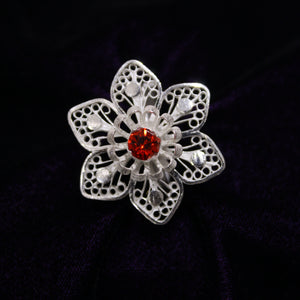 Designer Women Handmade filigree Silver Ring