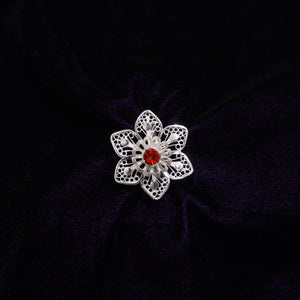 Designer Women Handmade filigree Silver Ring