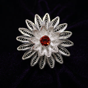 Designer Tarakasi Silver Filigree Ring