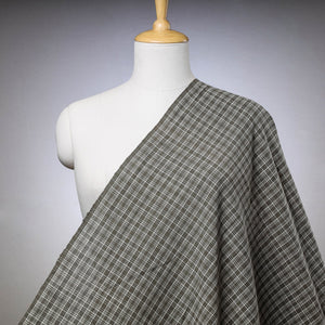 Brown - Malkha Pure Handloom Cotton Natural Dyed Fabric