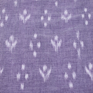 Light Blue Pure Sambalpuri Ikat Cotton Fabric