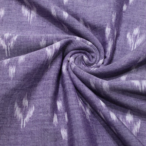Light Blue Pure Sambalpuri Ikat Cotton Fabric