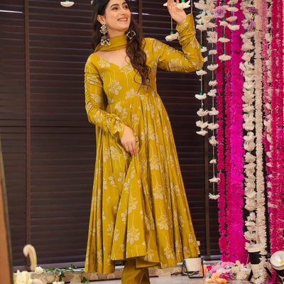 Sangria Muslin floral suit set