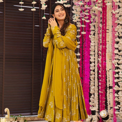 Sangria Muslin floral suit set