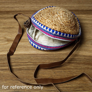 Brown - Handcrafted Multipurpose Jute Round Sling Bag