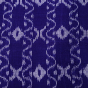 Blue Sambalpuri Ikat Cotton Fabric