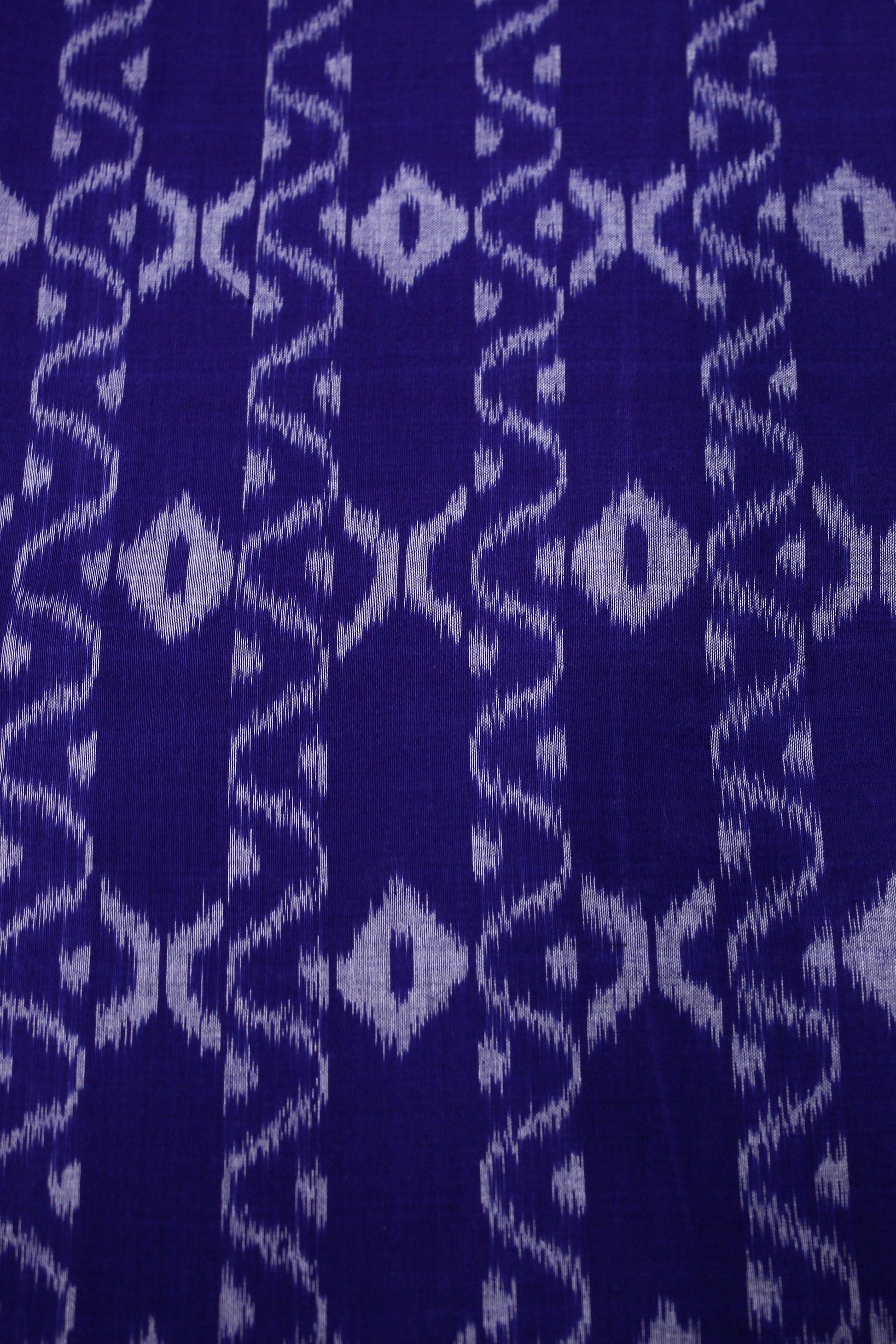 Blue Sambalpuri Ikat Cotton Fabric