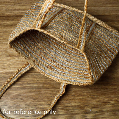 Beige - Handcrafted Multipurpose Jute Hand Bag