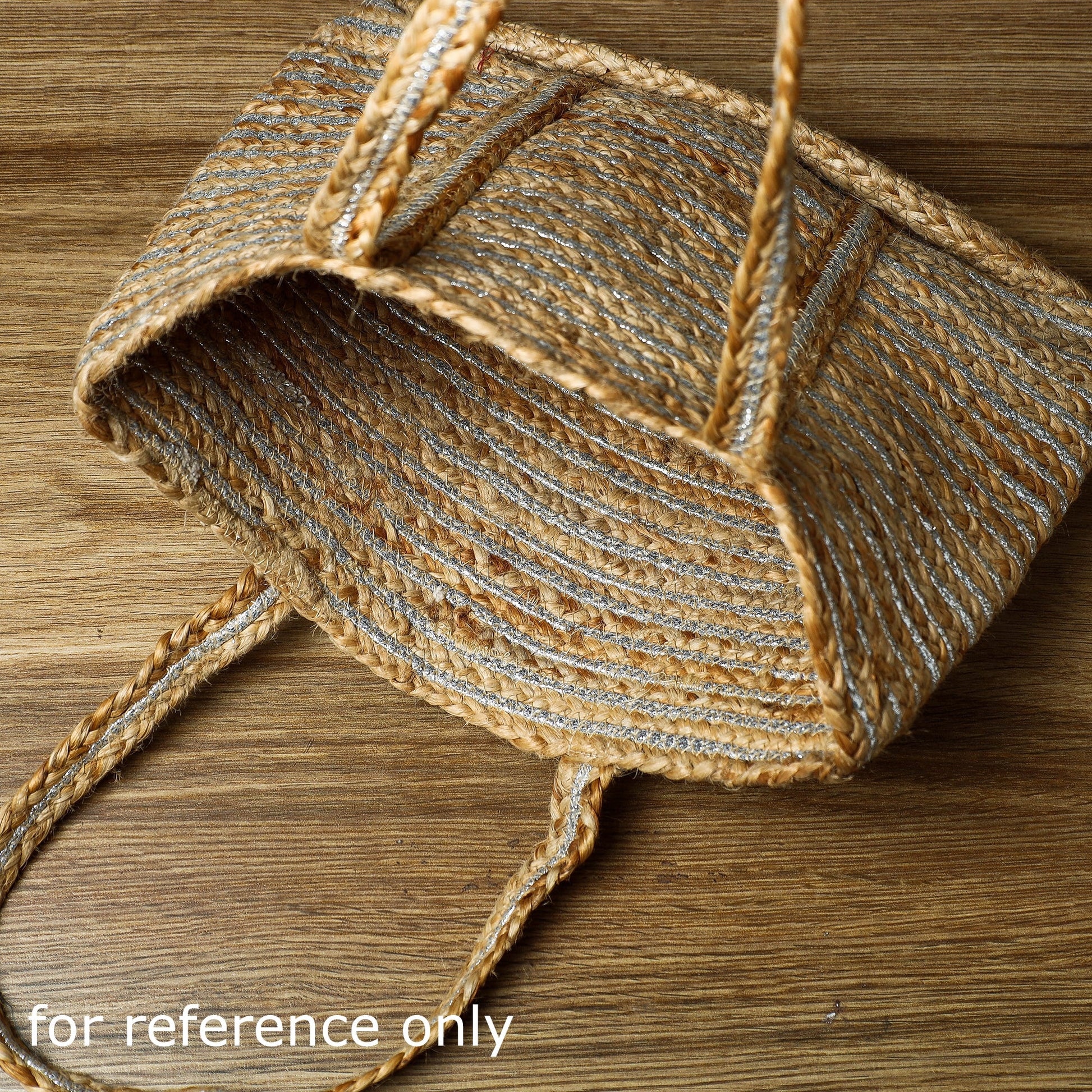Beige - Handcrafted Multipurpose Jute Hand Bag