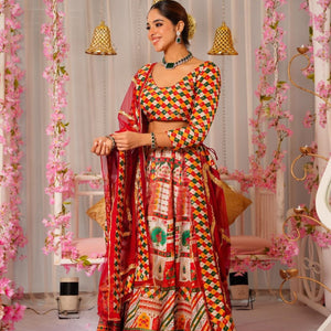 Lakshmi silk lehenga set