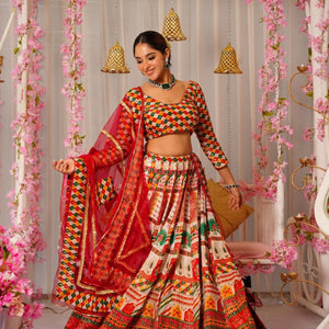 Lakshmi silk lehenga set