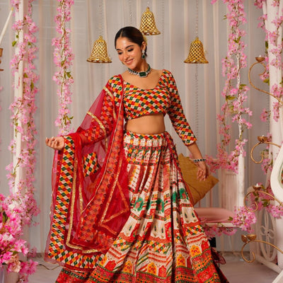 Lakshmi silk lehenga set
