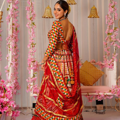 Lakshmi silk lehenga set